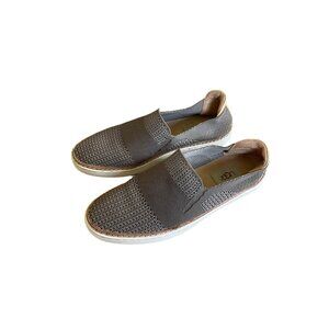 UGG Alameda Sammy Slip On Knit Shoes Grey Womens Size 7
